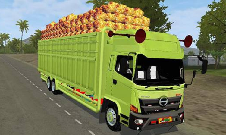 Download Mod BUSSID Truck Hino 500 Muatan Gayor
